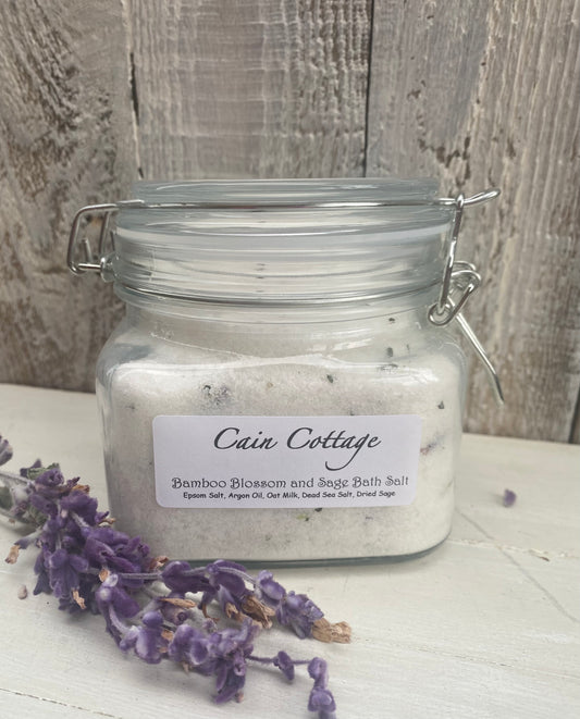 Bamboo Blossom and Clary Sage Herbal Bath Salt