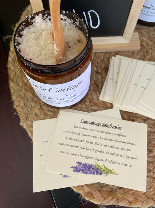 Bamboo Blossom and Clary Sage Herbal Salt Scrub